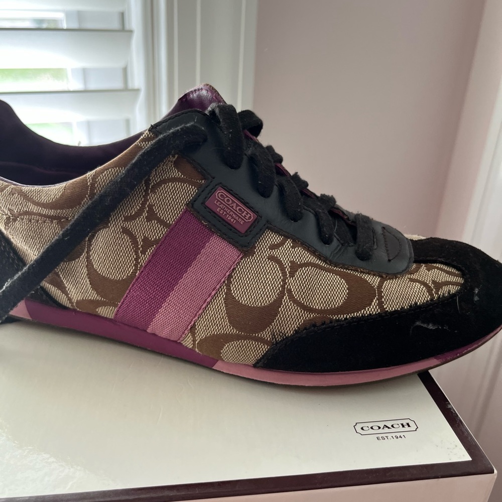 Coach sneakers 9.5